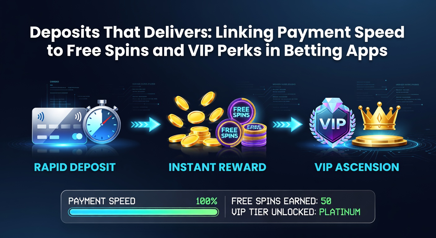 Graph illustrating deposit processing times versus free spins awarded in various betting apps, with instant methods leading the pack