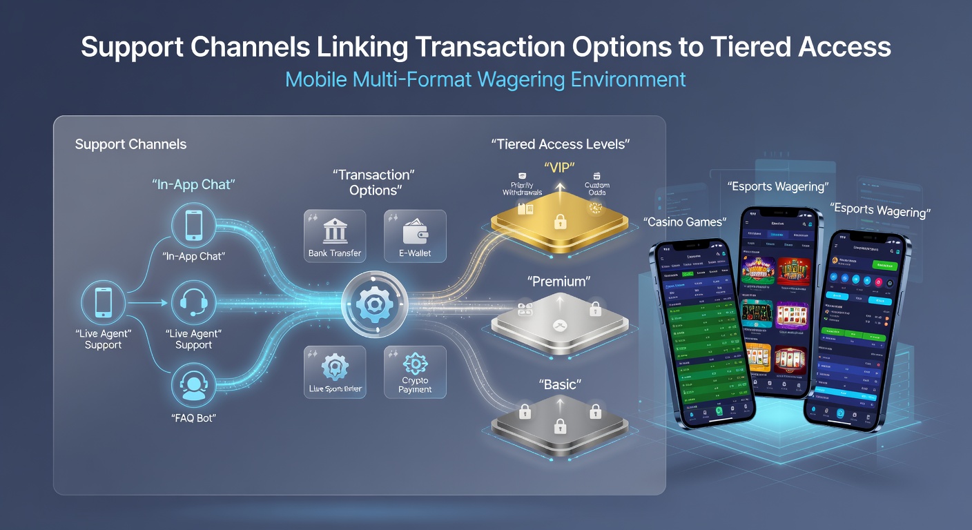 Support team dashboard illustrating transaction verification linked to VIP tier upgrades in a mobile betting app